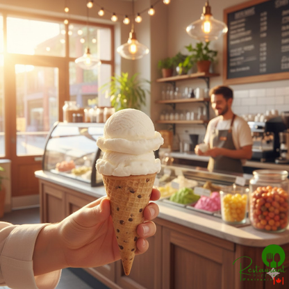 The Cone Guys Chocolate Chip Cookie Ice Cream Cone - 120/Case