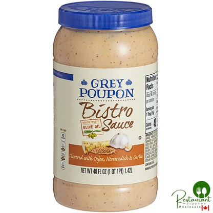 Grey Poupon Bistro Sauce 48 oz. Jar - 4/Case