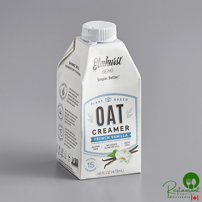 Elmhurst 16 fl. oz. French Vanilla Oat Creamer - 6/Case