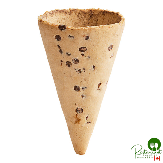 The Cone Guys Chocolate Chip Cookie Ice Cream Cone - 120/Case