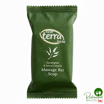 Terra 1.94 oz. Wrapped Glycerin Hotel and Motel Massage Bath Soap Bar By Prime- 200/Case