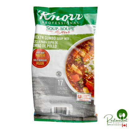 Knorr 16.9 oz. Soup du Jour Chicken Gumbo Soup Mix - 4/Case