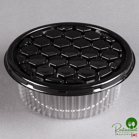 D&W Fine Pack G20-1 7" 1-2 Layer Cake Display Container with Clear Dome Lid - 180/Case