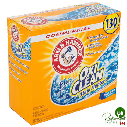 Arm & Hammer® 10 lb. Fresh Scent Powder Laundry Detergent Plus OxiClean - 3/Case