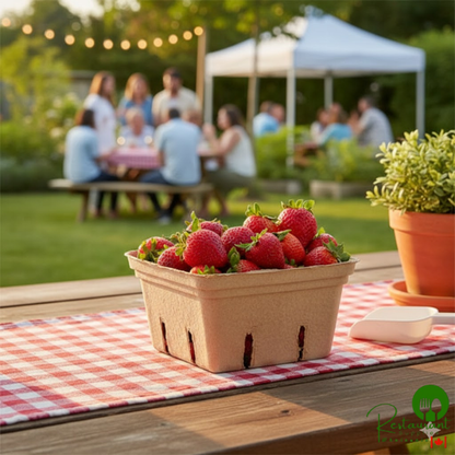 2.5 Qt. Pulp Produce Basket By Prime - 200/Case