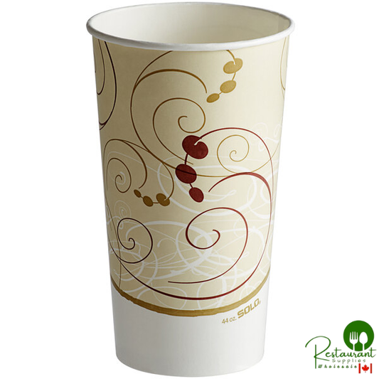Solo TPH445P-J8000 Symphony 44 oz. Poly Paper Cold Cup - 500/Case