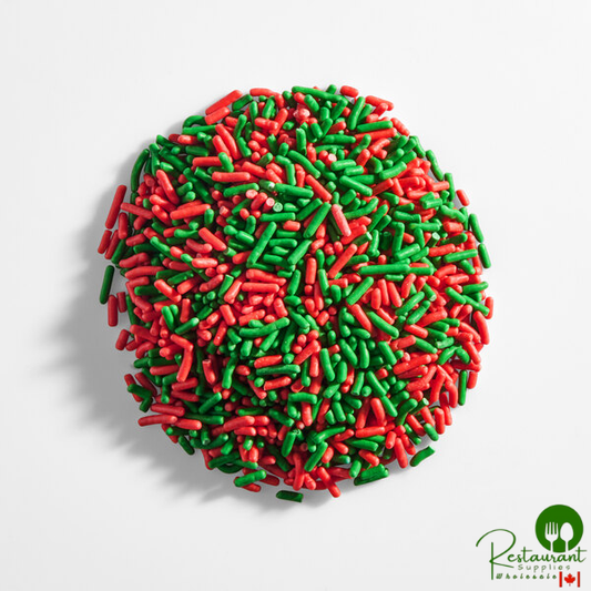 Expressions Red and Green Holiday Sprinkles 10 lb.