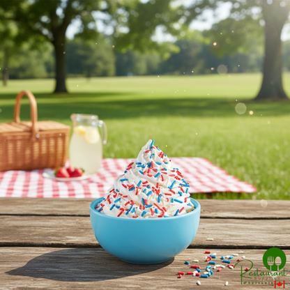 Adourne Red, White, and Blue Sprinkles 10 lb.