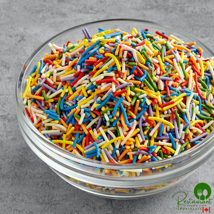 Supernatural Rainbow Crunchies All-Natural Sprinkles 25 lb.
