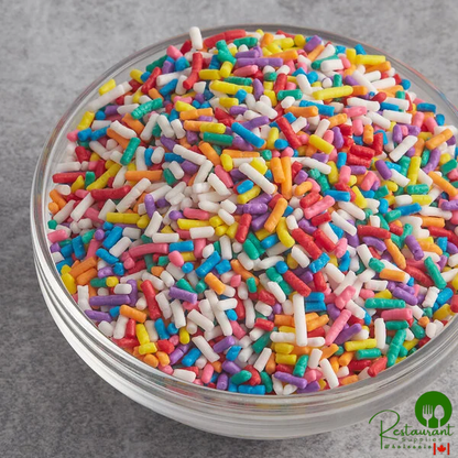 Mavalerio Rainbow Sprinkles 25 lb.