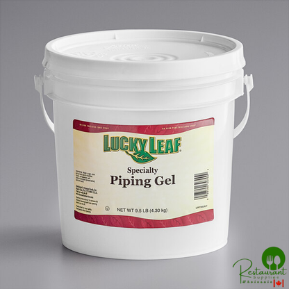 Lucky Leaf Clear Specialty Piping Gel - 9.5 lb. Pail - 2/Case