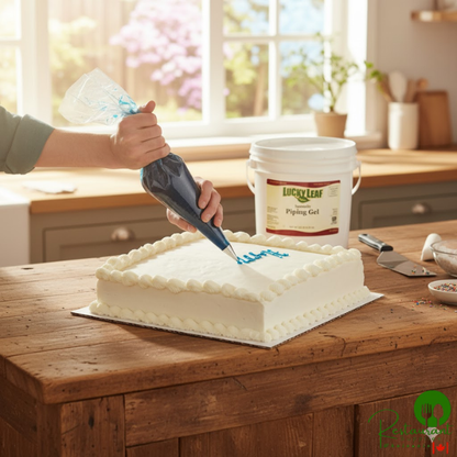 Lucky Leaf Clear Specialty Piping Gel - 9.5 lb. Pail - 2/Case