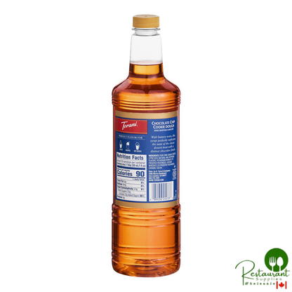 Torani Chocolate Chip Cookie Dough Flavoring Syrup Plastic Bottle 1 Liter - 6/Case