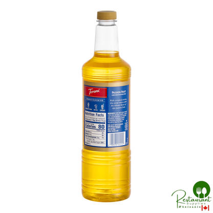 Torani Passion Fruit Flavoring / Fruit Syrup Plastic Bottle 1 Liter - 6/Case