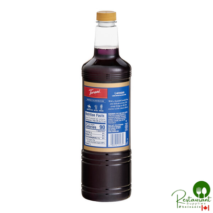 Torani Lavender Flavoring Syrup Plastic Bottle 1 Liter - 6/Case
