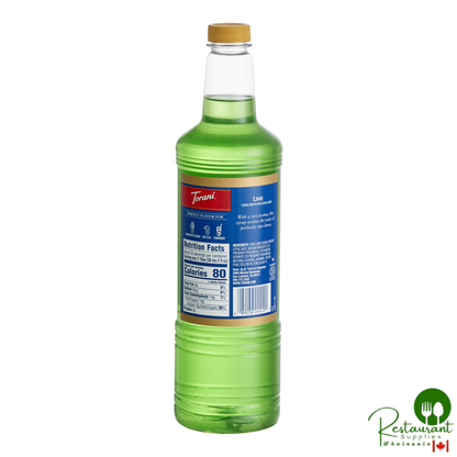 Torani Lime Flavoring / Fruit Syrup Plastic Bottle 1 Liter - 6/Case