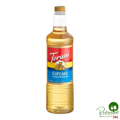 Torani Cupcake Flavoring Syrup Plastic Bottle 1 Liter - 6/Case