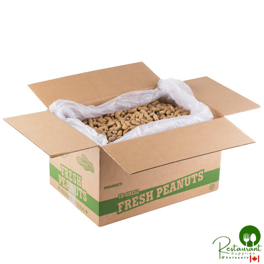 Hampton Farms Roasted Unsalted In-Shell Peanuts 25 lb.