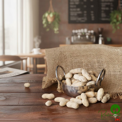 Hampton Farms Roasted Salted In-Shell Peanuts 25 lb.