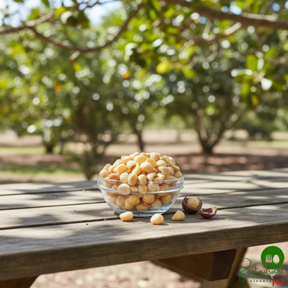 Dry Roasted Unsalted Macadamia Nuts 15 lb.