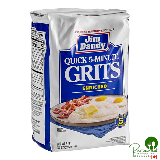 Jim Dandy Quick 5-Minute Grits 5 lb. - 8/Case