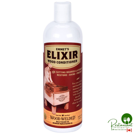 Emmet's Elixir Wood Conditioner / Cutting Board Oil 16 oz. Squeeze Bottle Michigan Maple Block Co.