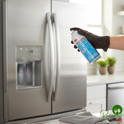 3M 59158CC 10 oz. Aerosol Stainless Steel / Metal Cleaner and Polish - 3/Pack