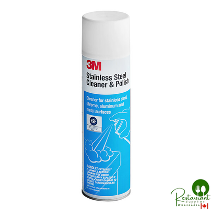 3M 14002 21 oz. Aerosol Stainless Steel / Metal Cleaner and Polish