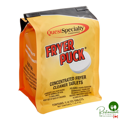 Fryer Puck 401304001 4 oz. Concentrated Deep Fat Fryer Cleaning Tablet - 30/Case