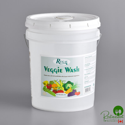 Veggie Wash Concentrated Fruit and Vegetable Wash by Prime - 5 Gallon Pail
