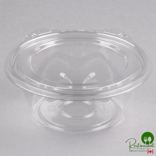 Dart SafeSeal 12 oz. Plastic Tamper-Resistant, Tamper-Evident Bowl with Flat Lid - 240/Case