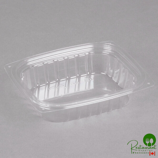 Dart C8DER ClearPac 8 oz. Clear Rectangular Plastic Container - 1,008/Case