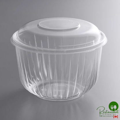 Dart C64BCD PresentaBowls 64 oz. Clear OPS Plastic Bowl with Dome Lid - 126/Case