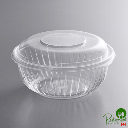 Dart C32BCD PresentaBowls 32 oz. Clear OPS Plastic Bowl with Dome Lid - 126/Case