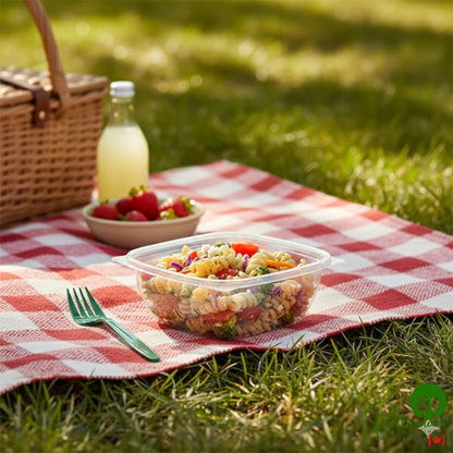 Dart C12SB PresentaBowls Pro 12 oz. Clear Polypropylene Square Bowl - 504/Case