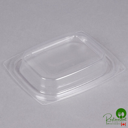 Dart C12DDLR ClearPac Clear Snap-On Dome Lid for 8, 12, and 16 oz. Plastic Containers - 1,008/Case