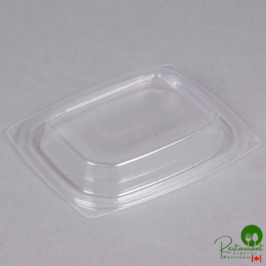 Dart C12DDLR ClearPac Clear Snap-On Dome Lid for 8, 12, and 16 oz. Plastic Containers - 1,008/Case
