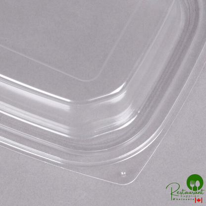 Dart C12DDLR ClearPac Clear Snap-On Dome Lid for 8, 12, and 16 oz. Plastic Containers - 1,008/Case