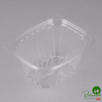 Dart C16DERW ClearPac 16 oz. Clear Rectangular Plastic Container - 1,008/Case