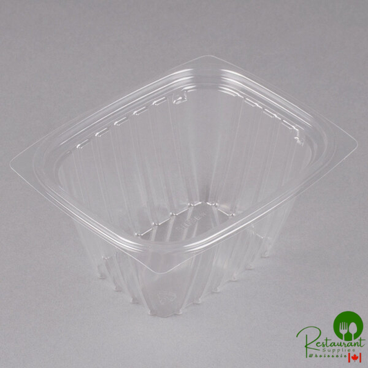 Dart C16DERW ClearPac 16 oz. Clear Rectangular Plastic Container - 1,008/Case