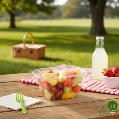 Dart C16DERW ClearPac 16 oz. Clear Rectangular Plastic Container - 1,008/Case