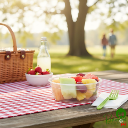 Solo MicroGourmet 8 oz. Contact Clear Polypropylene Deli Container - 500/Case