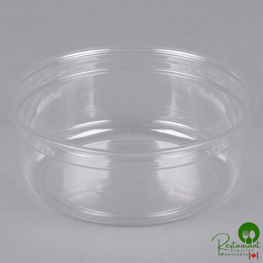 Bare by Solo 8 oz. Clear Deli Container Recycled - 500/Case