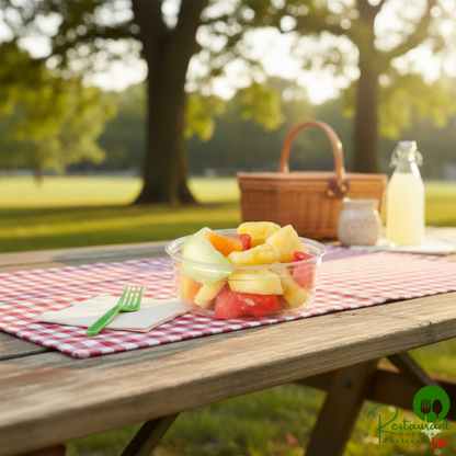 Bare by Solo 8 oz. Clear Deli Container Recycled - 500/Case