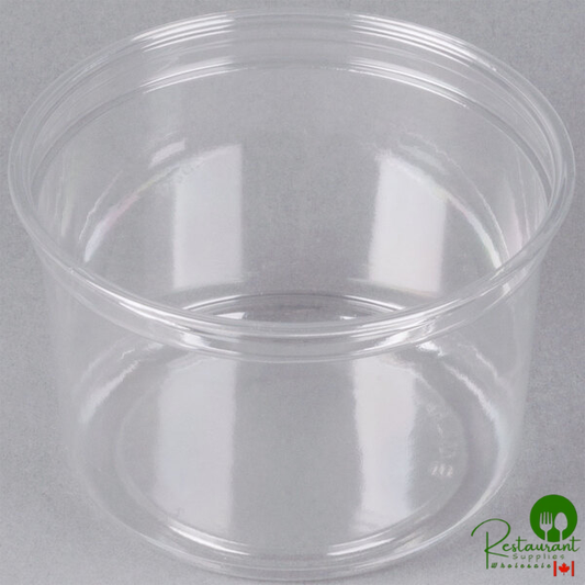 Bare by Solo 16 oz. Clear Deli Container Recycled - 500/Case