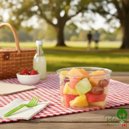 Bare by Solo 16 oz. Clear Deli Container Recycled - 500/Case