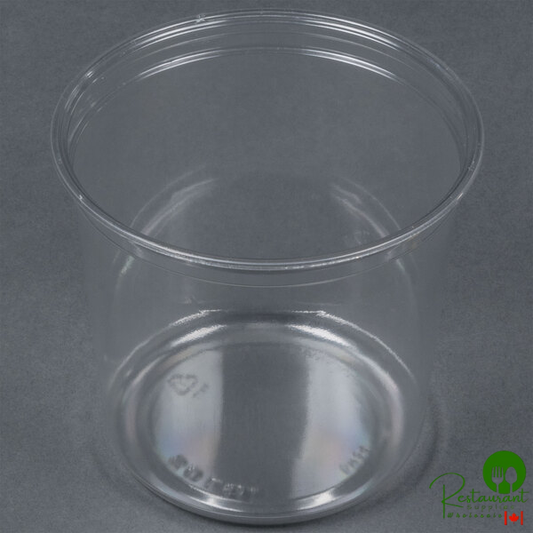 Bare by Solo 24 oz. Clear Deli Container Recycled - 500/Case