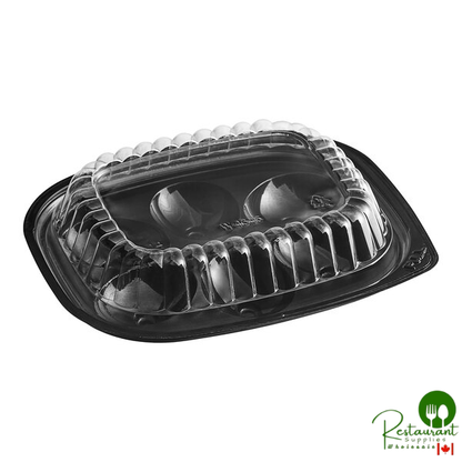 D&W Fine Pack 6 Compartment Deviled Egg Take-Out Container with Clear Lid - 416/Case