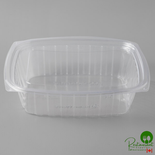 Eco-Products EP-RC24 24 oz. PLA Plastic Compostable Rectangular Deli Container and Lid - 200/Case