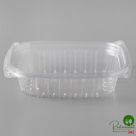 Eco-Products EP-RC8 8 oz. PLA Plastic Compostable Rectangular Deli Container and Lid - 300/Case